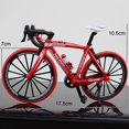 thumbnail image 2 of Bicycle Model Alloy Plastic 1: 10 Retro Mini Bicycle Decoration Bike Model Toy, 2 of 10