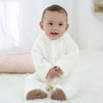 thumbnail image 6 of Kayannuo Christmas Newborn Baby Fleece Footie Winter Snowsuit Bunting Onesie Cartoon Warm Hooded Jumpsuit Outfits For Girls Boy s, 6 of 8