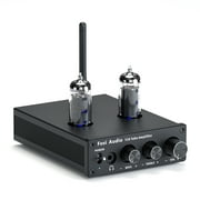Fosi Audio T20 Bluetooth 5.0 Tube Amplifier Headphone Amp Support aptX HD Stereo Receiver 2 Channel Class D Digital Mini Hi-Fi Power Amp for Home Passive Speakers with 6J4 Vacuum Tubes