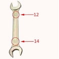 thumbnail image 4 of Motorcycle Scooter Tool Kit Spark Plug Socket Wrench Spanner Plier Screwdriver, 4 of 4