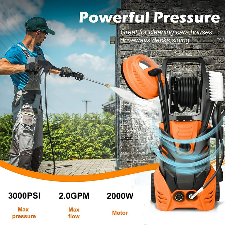 3000-PSI 2.0-GPM Pressure Washer