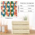 thumbnail image 6 of Yayeee 6 Pack Kitchen Dish Cloths Set for Washing Soft Drying Absorbent Microfiber Towels, Green Checkered Daisy, 6 of 9