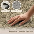 thumbnail image 6 of ODIKA 5'x7' Washable Area Rug Boho Scroll Frame Distressed Border Scrolls Ornamental Vintage Flowing Dynamic for Small Living Room, Bedroom, Easy Care, Non-Shedding, Pet Friendly, 6 of 7