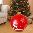 thumbnail image 3 of KCEHTA 24 Inch Outdoor Giant Christmas Ball Ornaments, PVC Christmas Decorated Ball, Christmas Decorations for Holiday Garden Lawn Yard Porch Party Decorations, 3 of 6