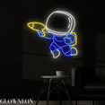 thumbnail image 3 of Glowneon Astronaut Space Rocket Neon Sign, Astronaut Wall Led Light, 3 of 5