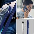 thumbnail image 7 of Dteck Magnetic for iPhone 14 Pro Case with Full Camera Lens Protector, Compatible with MagSafe, Military Grade Drop Protection Scratch Resistant Matte Shockproof Phone Cover for iPhone 14 Pro,Blue, 7 of 7