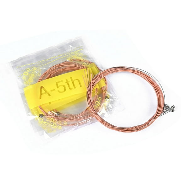 CNDRLEF 6-Pack Phosphor Bronze Acoustic Guitar Strings Set - Hex Steel Core, Rust-Proof Coating, Pro-Grade Tone (Universal for Folk Guitars)