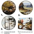 thumbnail image 3 of Designart "Adirondack Mountains in the Forest" Landscapes Canvas Print, 3 of 5