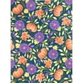 thumbnail image 2 of Serafina Home Farmhouse Vinyl Flannel Back Tablecloth: 52" x 90" Contemporary Autumn Country Teal Floral, 2 of 4