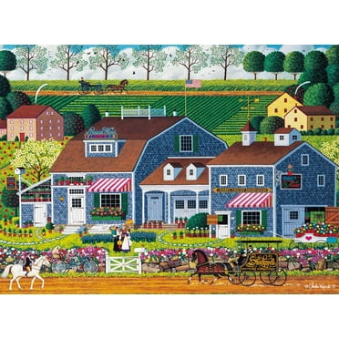 500 Piece Jigsaw Puzzle - Charles Wysocki - 500 Piece Jigsaw Puzzle for Adults Challenging Puzzle Perfect for Game Nights - Finished Size 26.75 x 19.75