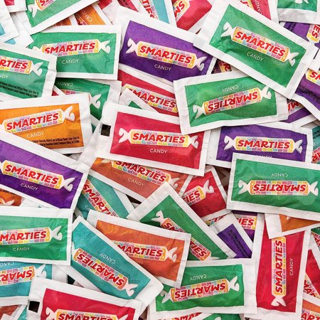Smarties Pouches Original Hard Candy, Vegan, Gluten-Free, 1-Pound Pack (170 Count)