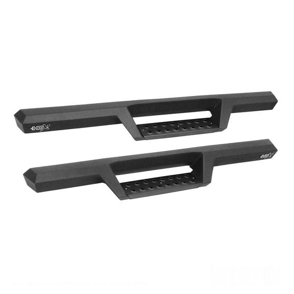 Westin 56-14055 4" Cab Length HDX Drop Nerf Step Bars with Black Step Plates