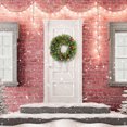 thumbnail image 1 of Colgantes de corona de cono de pino de Navidad artificial Guirnaldas de frutas rojas de Navidad (40 cm), 1 of 8