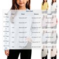 thumbnail image 4 of Asxite Toddler Solid Tops Crew Neck Long Sleeve Soft Breathable Cotton Casual Pullover Fall Winter Tee 4T, 4 of 7