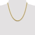 thumbnail image 2 of 14ky 4.75mm Semi-Solid Rope Chain (Weight: 7.47 Grams, Length: 20 Inches), 2 of 4