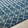 thumbnail image 6 of Hauteloom Lali Living Room, Bedroom Patio Outdoor Area Rug - Bohemian, Transitional - Off White, Blue - 5'3" x 7', 6 of 6