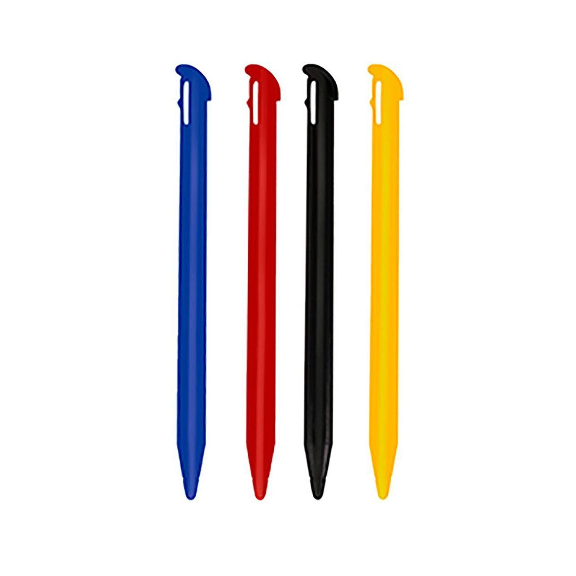 For Nintendo New 3ds Xl 6 Stylus Pens Pack Kmd Black Red Blue Pen Styluses Set Walmart Com Walmart Com