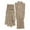 Khaki, variant on Cozy Fleece Lined Knit Gloves Women's Full Finger Thermal Winter Gloves for Everyday Cold Protection