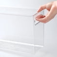 thumbnail image 3 of iDesign Plastic Storage Bins with Handles - Set of 8 - Clear - Made in USA, 3 of 8