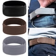 thumbnail image 1 of Cinturón elástico Skymirror para hombre y mujer, sin hebilla, invisible, suave, ajustable, de color liso, con cinta de sujeción, material elástico, acolchado ultrasuave., 1 of 8