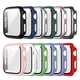 thumbnail image 2 of Vidrio templado + cubierta para Apple Watch 8 44mm 40mm 42mm 38mm PC protector de pantalla de parachoques caso iWatch series 7 6 5 4 3 se 41mm 45mm Dengxun unisex, 2 of 2
