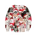 thumbnail image 3 of Suéter navideño feo unisex con estampado 3D, divertido jersey, jerséis, tops para Navidad, hombres, mujeres, fiesta, sudadera con capucha, 3 of 5