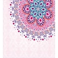 thumbnail image 3 of Mandala Twin Size Duvet Cover Set, Indian Ornamental Figure Meditation Spiritual Zen Boho Style Print, Decorative 2 Piece Bedding Set with 1 Pillow Sham, Light Pink Teal Purple, by Ambesonne, 3 of 3