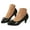Black, variant on Women's Low Heels Dress Pumps Round Toe Office Wedding Work Shoes Slip on Heeled Sandals