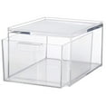 Stackable Storage Drawer Clear Storage Bin Desktop Stackable Storage