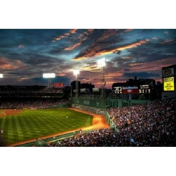 Fenway Park Poster Boston 16x24 Poster Medium Art Poster 16x24 Square Adults Best Posters
