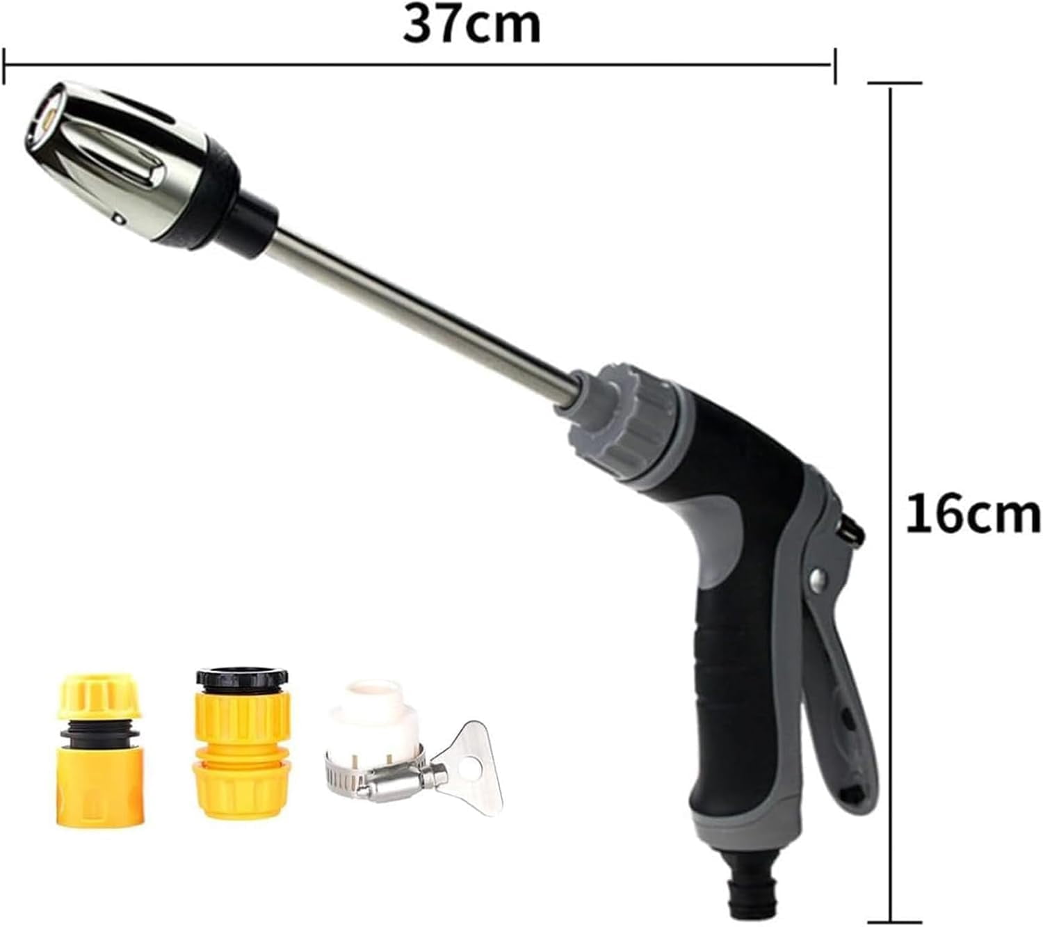 Pressure Washer, Cordless Pressure Washer with Spray Nozzle, 360° Rotating for Three Spray Modes,Fits Almost Any Garden Hose