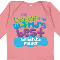 thumbnail image 4 of Inktastic Billiards Player Daddy Boys or Girls Long Sleeve Baby Bodysuit, 4 of 5