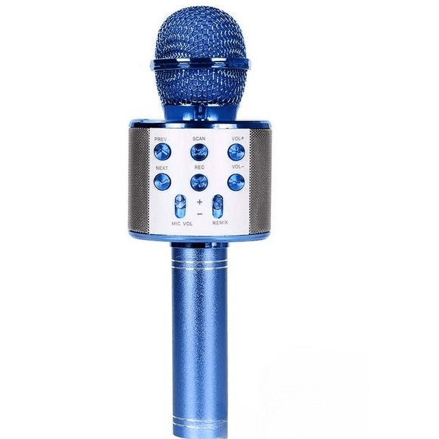 (azul) Karaoke estrella para niños, micrófono para niños, juguete y regalo Bluetooth para niñas de 2, 3, 4, 5, 6 años o más, también apto para adultos