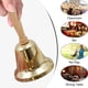thumbnail image 4 of Campana de llamada de mano fuerte con mango de madera, cascabeles navideños, 4 of 5
