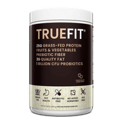 TrueFit High Fiber Protein Powder, Grass-Fed Whey Meal Replacement Shake with Prebiotics, Probiotics, & Organic Superfoods, Keto Friendly, Gluten Free