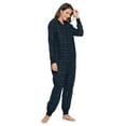thumbnail image 4 of Ashford & Brooks Women's Flannel Hooded One Piece Pajama Union Jumpsuit, 4 of 6