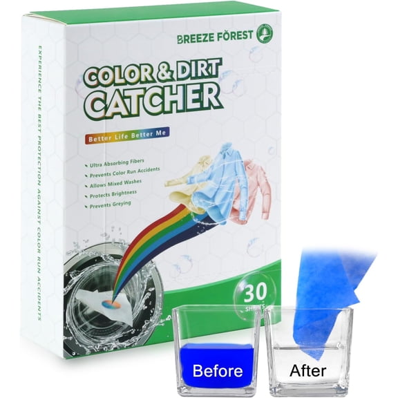 120PC Color Sheets for Laundry, 120 pieces of Disposable Dye Catcher Sheets, Mixed Washing Lock Color, No Additive, Get Rid of Odors, Family
