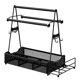 thumbnail image 3 of Organizador de especias para barbacoa, soporte para utensilios de barbacoa y Picnic, soporte para utensilios multiusos desmontable portátil con soport negro, 3 of 8