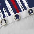 thumbnail image 4 of Homewish Baseball Sport Black Out Curtains,Kids Ball Gamer Curtains Pack of 2 (42x63 Each),Red White Blue Bedroom Curtains For Boys Teens,Breathable Home Decor, 4 of 6