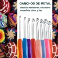 thumbnail image 3 of Kit De Ganchos Ergonómicos Y Accesorios Para Tejer A Crochet, 3 of 8
