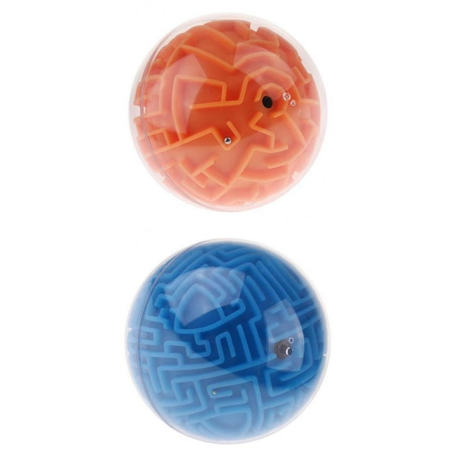 Bunblic 2xMaze Ball 3D Puzzle Ball Skill Game Ball Fun Gift Toy Children Kids Adults