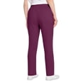 thumbnail image 5 of longantii Womens Scrub Pants Stretch Straight-Leg Cargo Pant Nursing Soft Uniform Scrub Bottoms with Side Pockets Dark Purple M, 5 of 6
