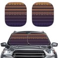 thumbnail image 1 of HENGFAYNew logo Pare-Soleil Polynésien Deux Pièces Fournitures Automobiles, 1 of 7