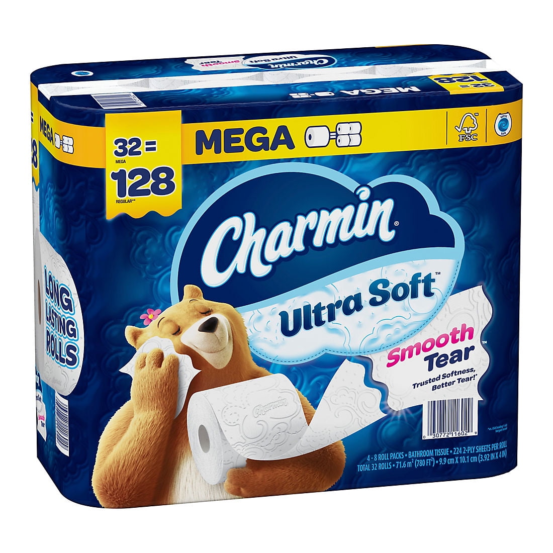 Charmin Ultra Soft Toilet Paper, 32 Mega Rolls