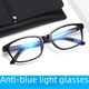thumbnail image 1 of Espejo plano de moda con marco para gafas con protección contra la luz azul 3028, marco artístico retro, marco pequeño para gafas, 1 of 5