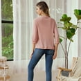 thumbnail image 6 of Grace Karin Soft 3/4 Sleeve Open Front Knited Cardigan Sweater for Women, 6 of 8