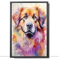 thumbnail image 2 of Leonberger Canvas Wall Art Famous Oil Paintings Monets Watercolor Dog Canvas Funny Dog Canvas Floral Print Abstract Farmhouse Gallery Aesthetic Room Decor for Bedroom Bathroom, 2 of 6