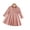 Pink, variant on YDOJG Dresses For Girls Toddler Baby Solid Ribbed Autumn Long Sleeve Princess Dress Headbands Clothes For 3-4 Years