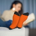 thumbnail image 5 of Bingfone Compression Socks for Women and Men Long Socks for Running Athletic Cycling Nurse- Orange Scales, 5 of 7