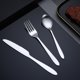 thumbnail image 5 of Tenedores para cena, juego de 12 tenedores de acero inoxidable, tenedores para cubiertos, acabado de espejo y aptos para lavavajillas, para el hogar, la cocina o el restaurante, 5 of 5